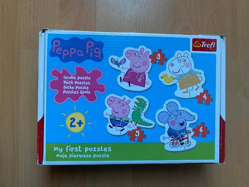 Peppa big puzzels, Ophalen of Verzenden, Minder dan 10 stukjes, Gebruikt