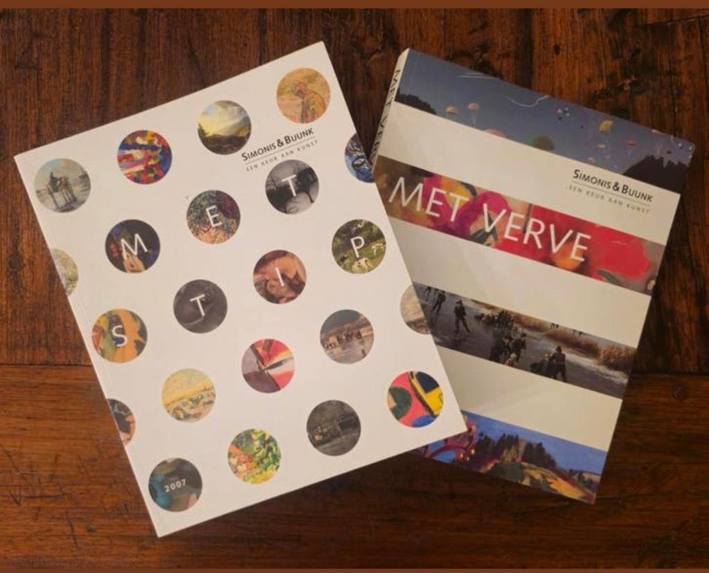 SET KUNSTBOEKEN een keur aan kunst. Simonis & Buunk, Ophalen of Verzenden, Zo goed als nieuw