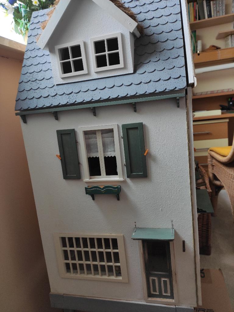 antiek poppenhuis, Verzamelen, Poppenhuizen en Toebehoren, Ophalen, Gebruikt, Poppenhuis