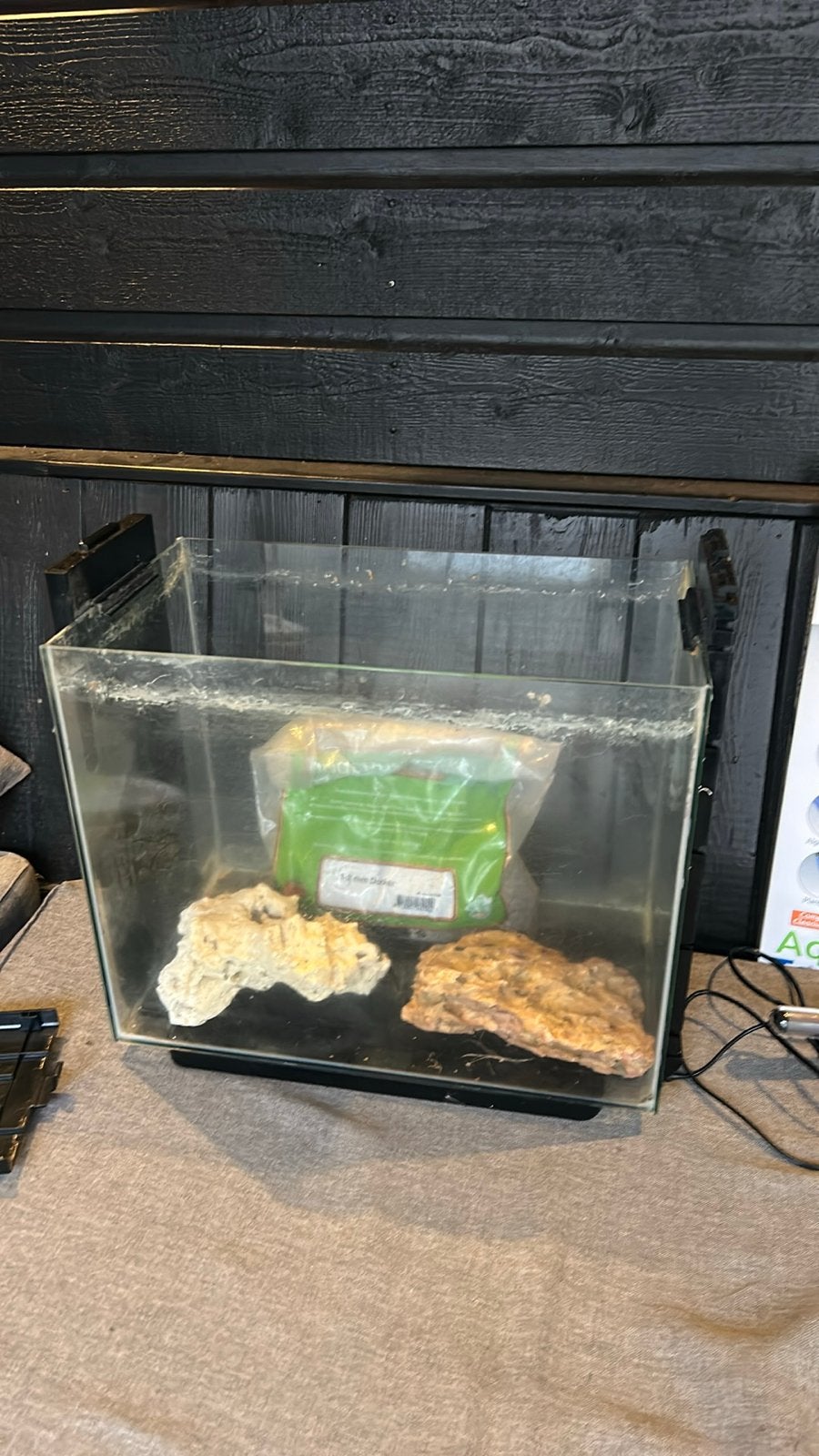 Vis aquarium met benodigdheden, Ophalen, Zo goed als nieuw, Leeg aquarium