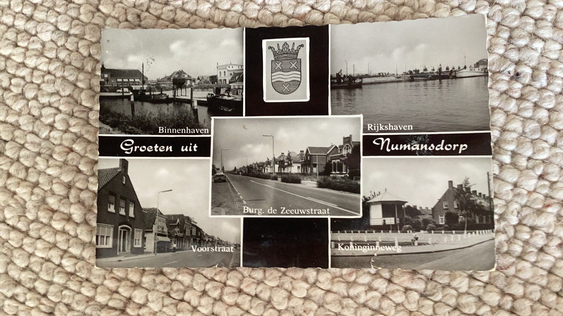 Ansichtkaart Numansdorp. 935, Ophalen of Verzenden, 1940 tot 1960, Gelopen, Zuid-Holland