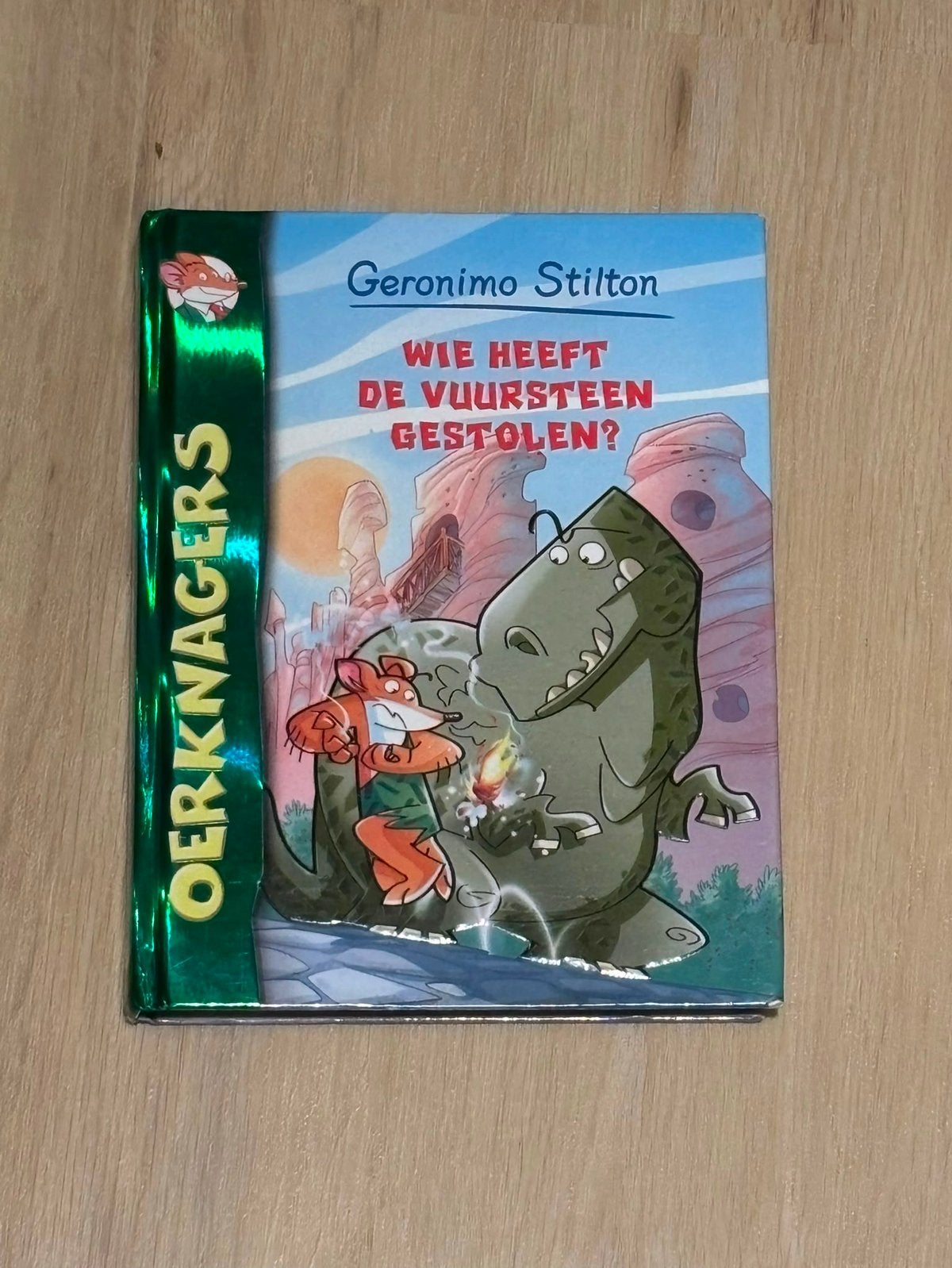 Wie heeft de vuursteen gestolen? Geronimo Stilton, Ophalen of Verzenden, Zo goed als nieuw, Geronimo Stilton, Fictie