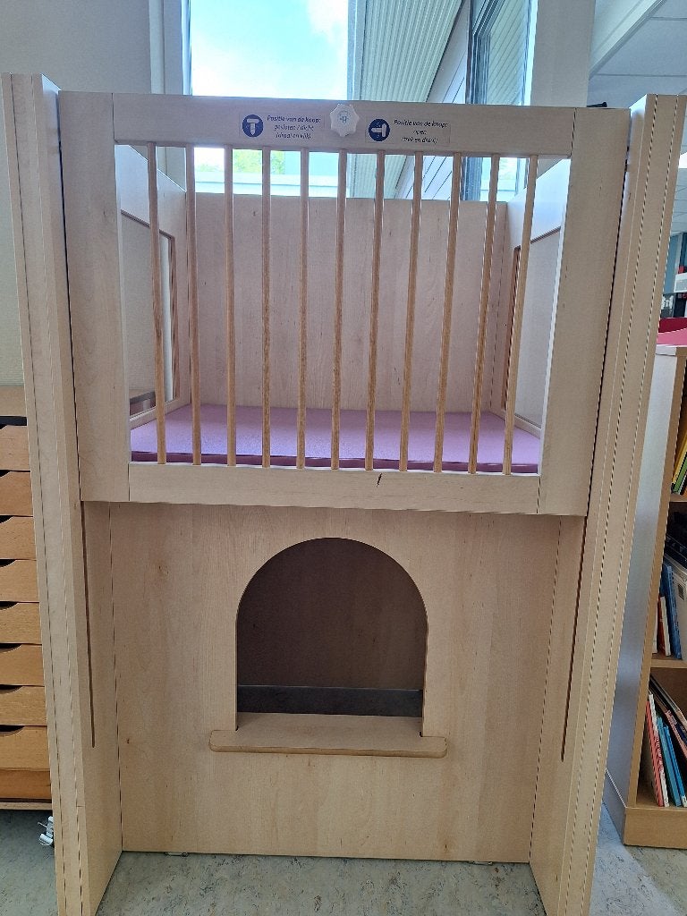 Professionele houten bovenbox (kinderopvang of gastouder), Ophalen, Gebruikt