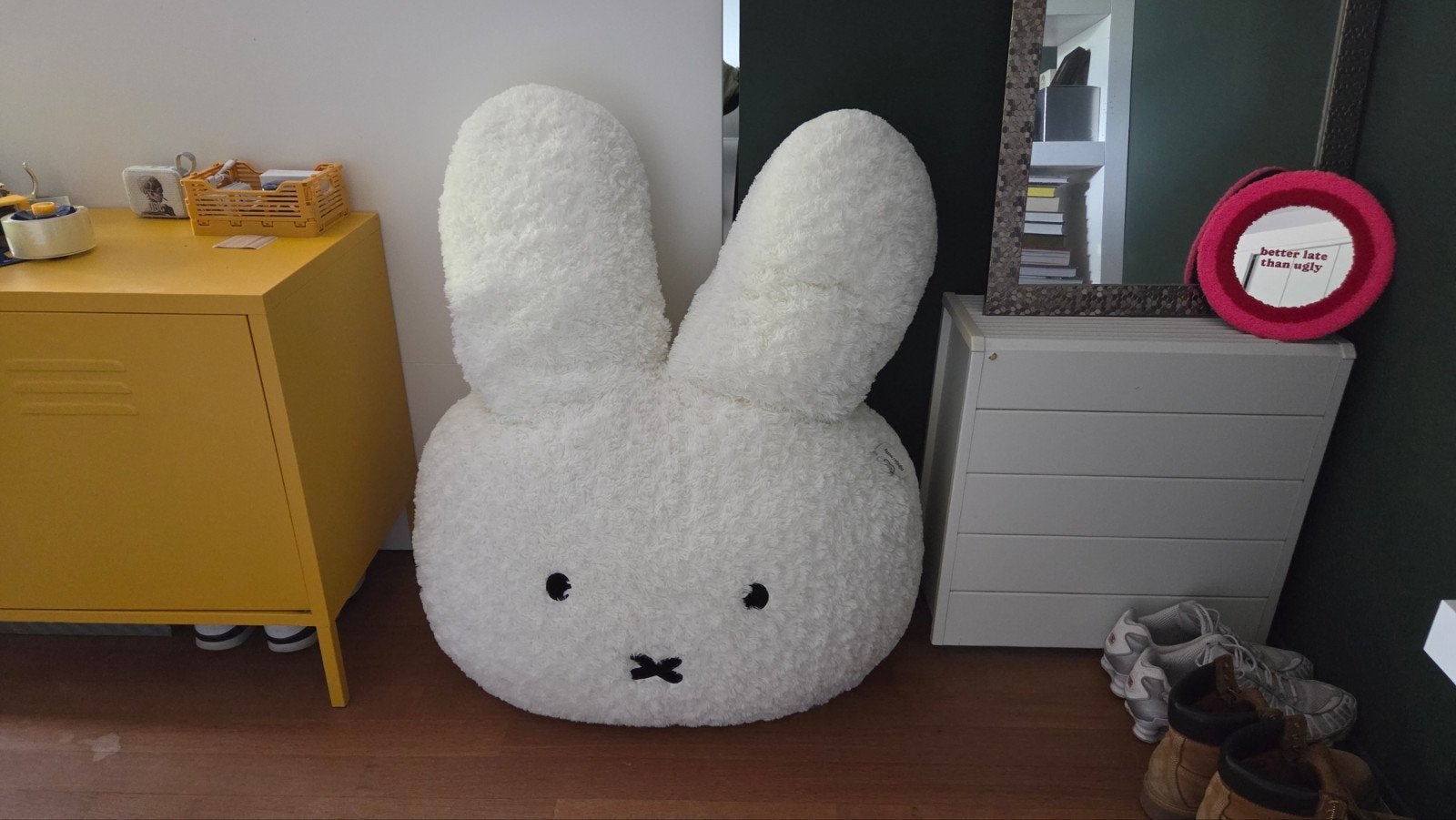 Grote Nijntje knuffel/zitzak - Zo goed als nieuw, Ophalen, Overige merken, Konijn, Nijntje