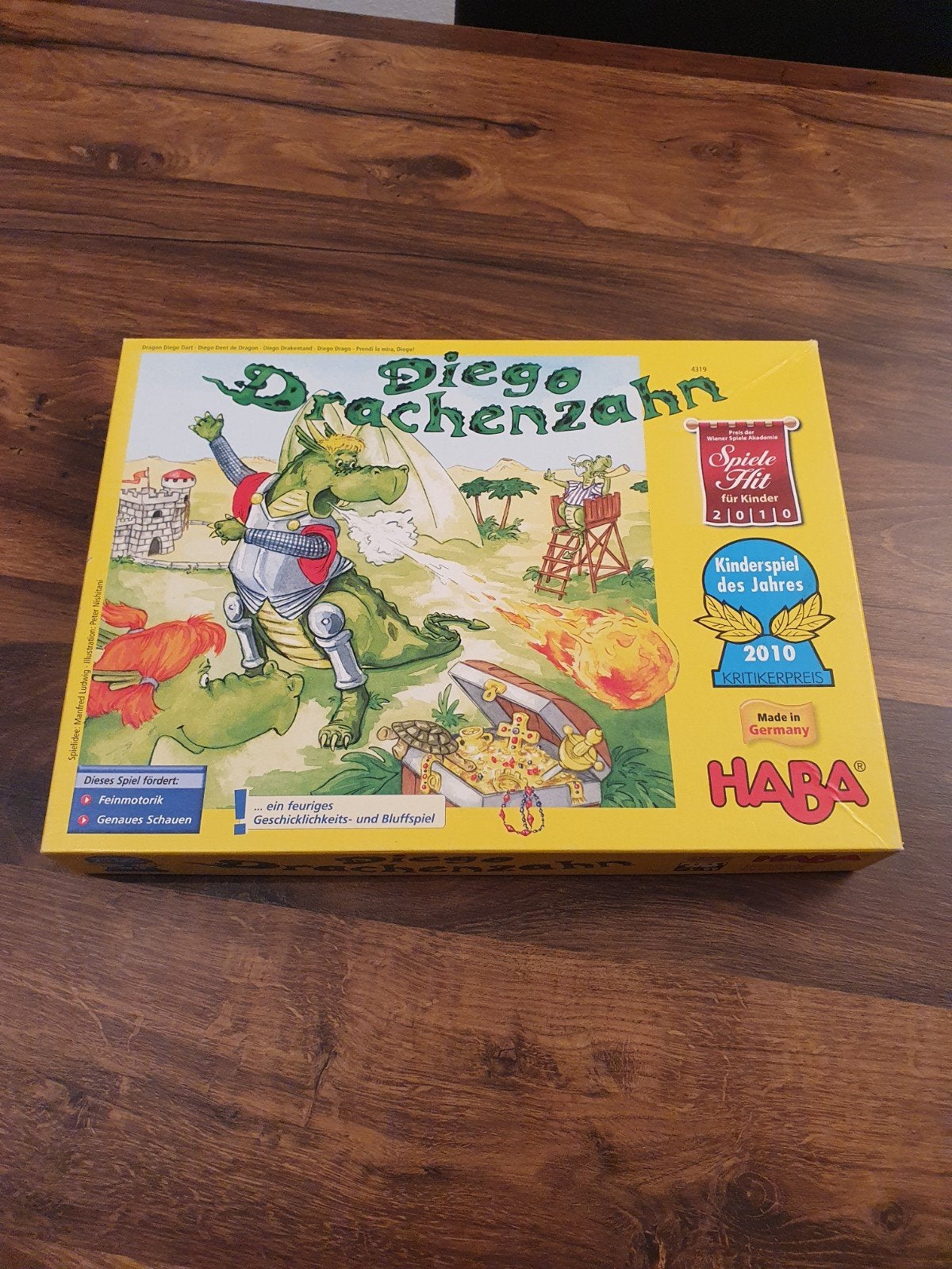 Bordspel - Diego Drachenzahn / Diego Drakentand 5+, Ophalen of Verzenden, Gebruikt