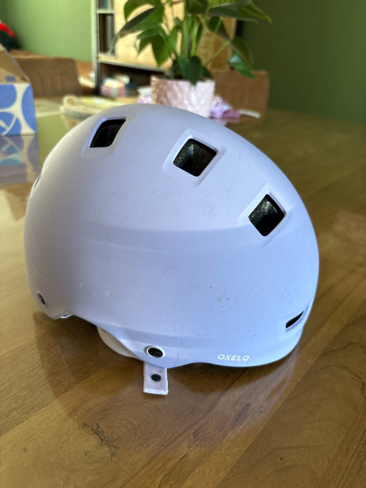 Oxelo Kinderhelm - Lichtpaars, Ophalen of Verzenden, Gebruikt, M, Jongen of Meisje