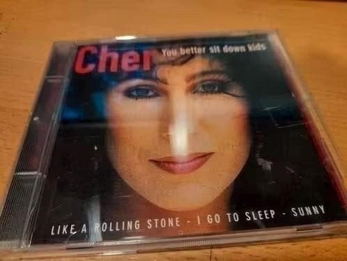 Cher - You Better Sit Down Kids CD Single, Ophalen of Verzenden, Gebruikt, Pop, Single