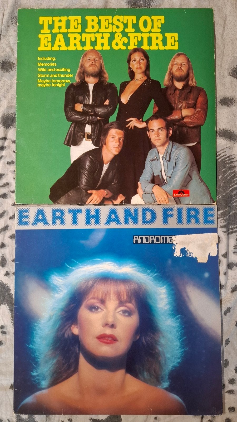 2x LP  Earth & Fire LP's: The Best Of & Andromeda Girl, LP, Gebruikt, Pop, Ophalen of Verzenden