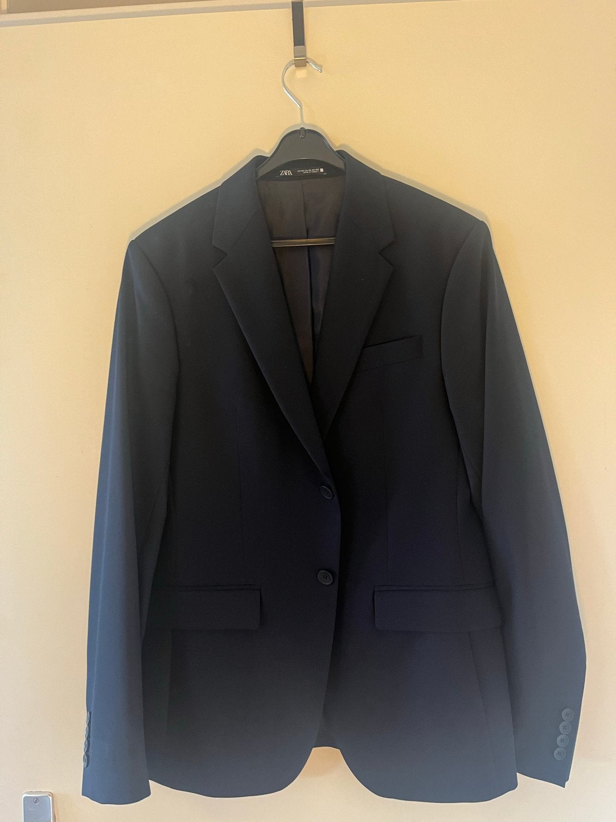 Zara Slim Tailoring Blazer - Maat M (48/50), Ophalen of Verzenden, Zo goed als nieuw, Maat 48/50 (M), Blauw
