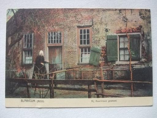 P188 Blaricum Gooi - Oud huis met vrouw, Verzenden, Voor 1920, Ongelopen, Noord-Holland