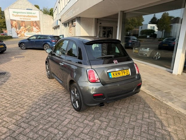 Fiat 500 1.2i GQ //Leder//Two-Tone Kleur, Auto's, Voorwielaandrijving, Gebruikt, 4 cilinders, 840 kg