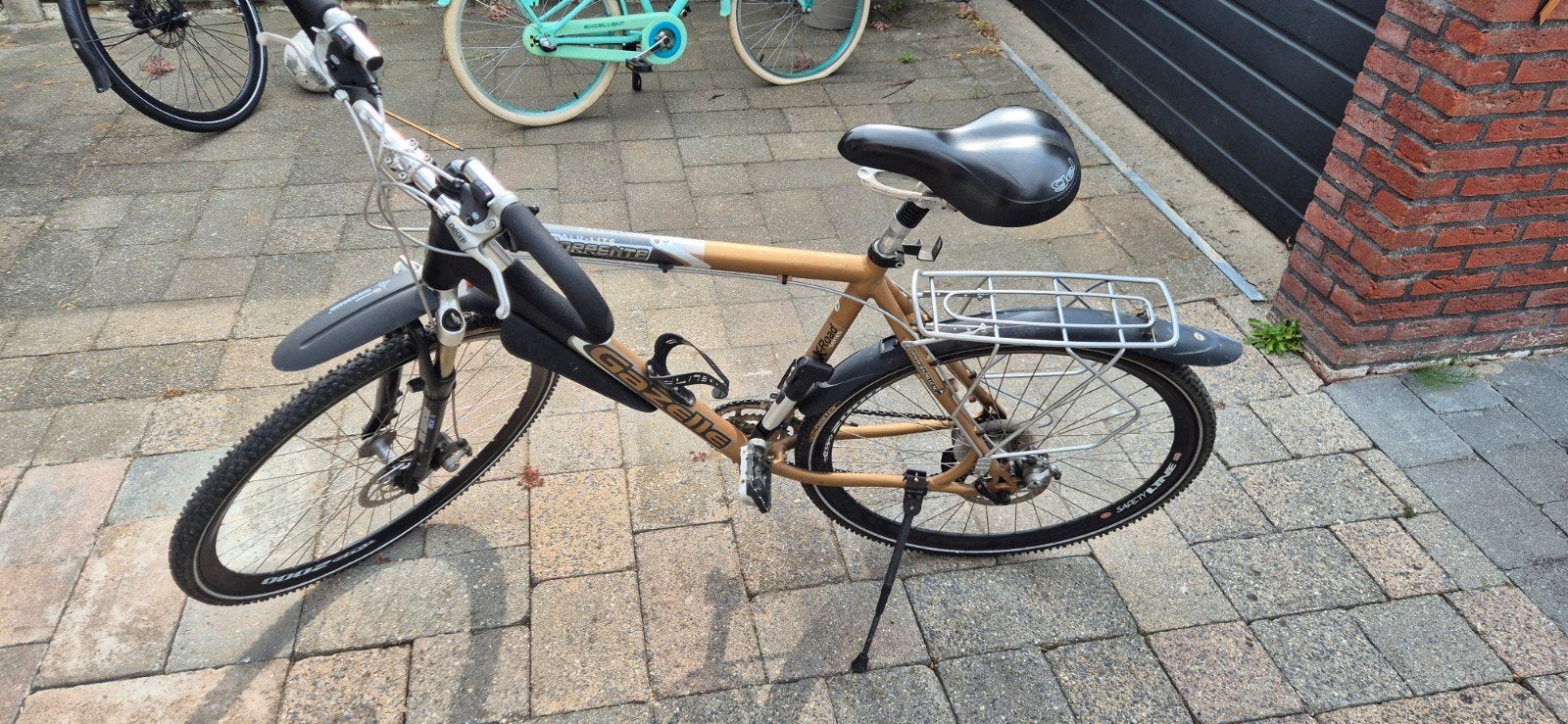 Gazelle X-Road Series Herenfiets met schijfremmen, Ophalen, 28 inch, Gebruikt, Meer dan 20 versnellingen