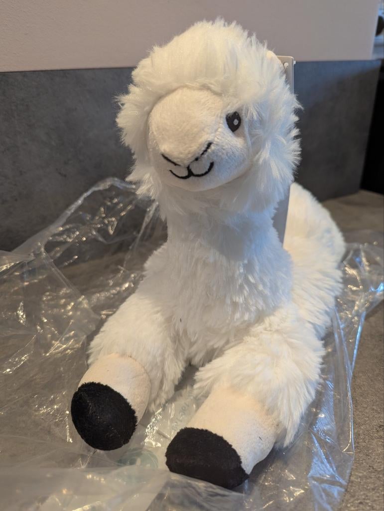 Warmies Alpaca Wit - Magnetron Knuffel met Lavendel, Overige merken, Overige karakters, Overige typen, Nieuw