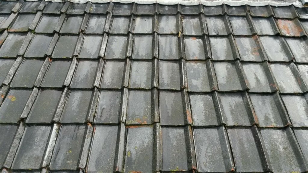 Vlakke / platte Friese dakpannen rood, gesmoord, geglazuurd