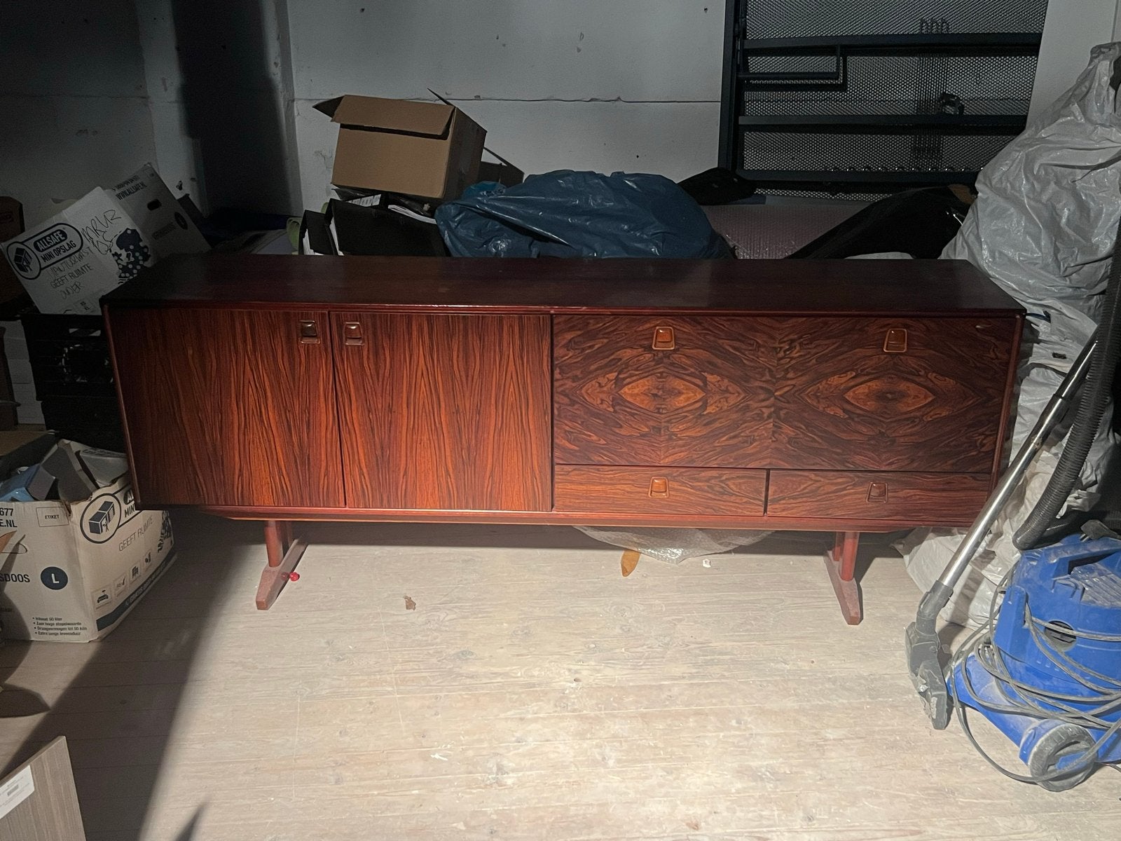 Fristho Dressoir/Sideboard Rosewood Palissander, Ophalen, Met deur(en), 150 tot 200 cm, 60s