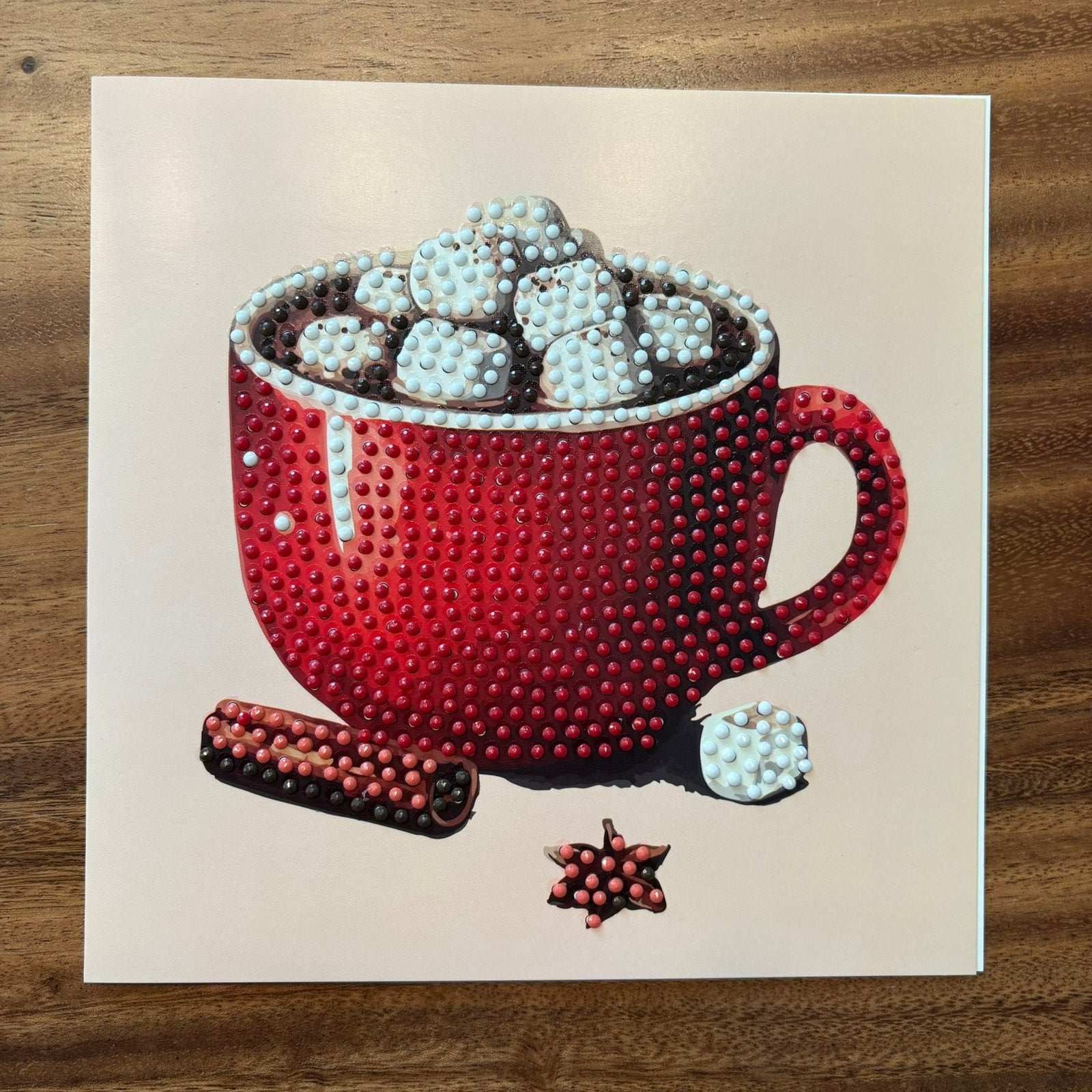 Diamond painting kerstkaart kopje, Ophalen of Verzenden, Nieuw, Kerst