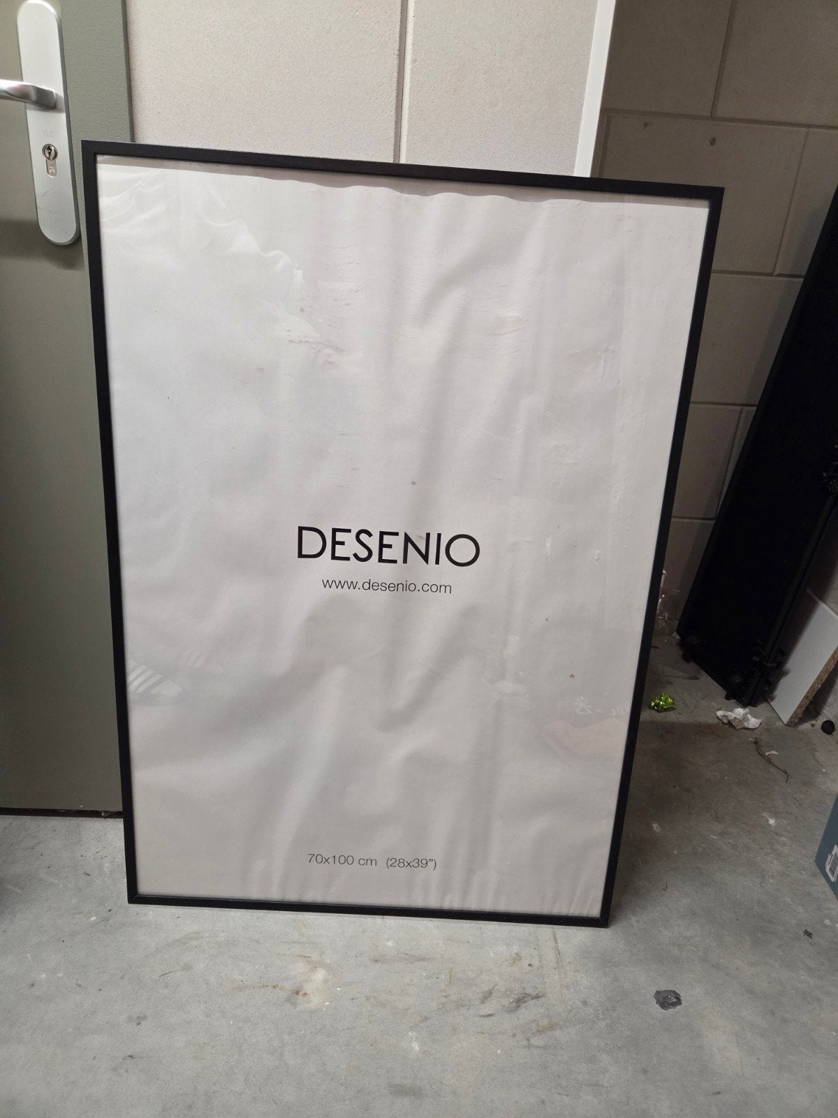 Fotolijst Zwart 70x100 cm - Desenio, Huis en Inrichting, Ophalen, Kunststof, Gebruikt, Fotolijst