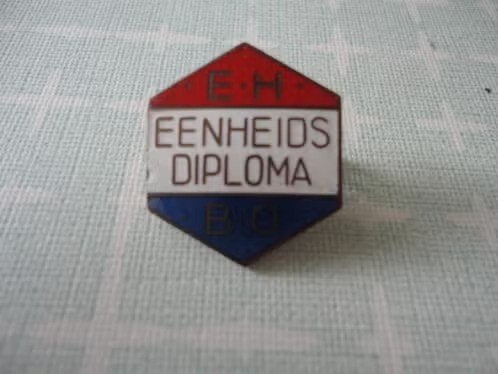 Genummerd speld/insigne, Eenheidsdiploma EHBO, jaren 30/40, Verzenden, Overige materialen, Nederland
