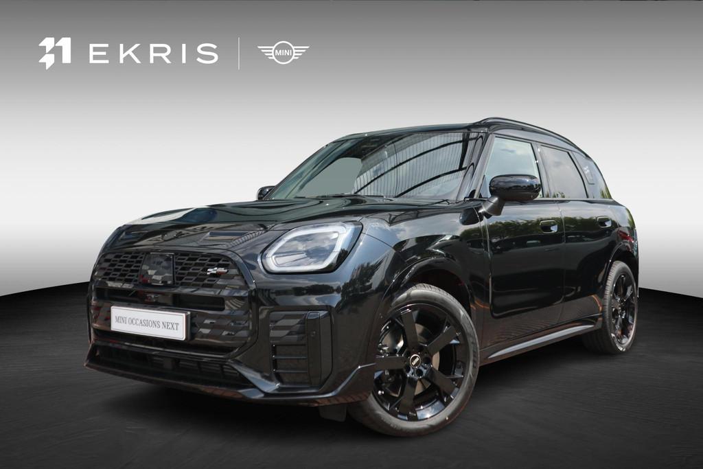 MINI Countryman C | John Cooper Works Trim + Pakket L, Automatische klimaatregeling, Met garantie (alle), Leder en Stof, Zwart