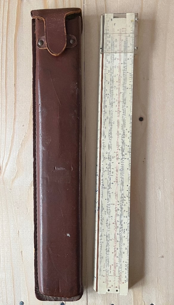 Antieke rekenliniaal, Ophalen of Verzenden