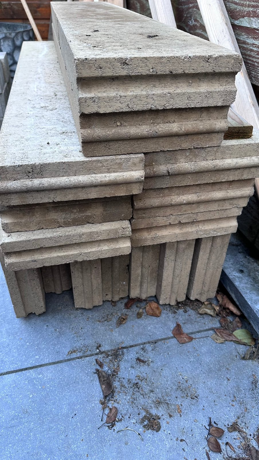 15 Opsluitbanden geel 5 cm, Ophalen, Overige typen, Zo goed als nieuw, Minder dan 5 m²