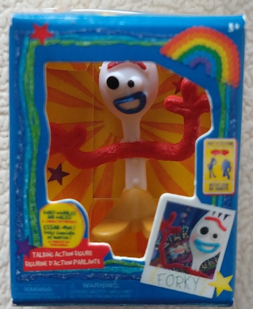 Disney store officiele Forky interactief poppetje, volgnr 67, Ophalen of Verzenden, Overige figuren, Nieuw, Beeldje of Figuurtje