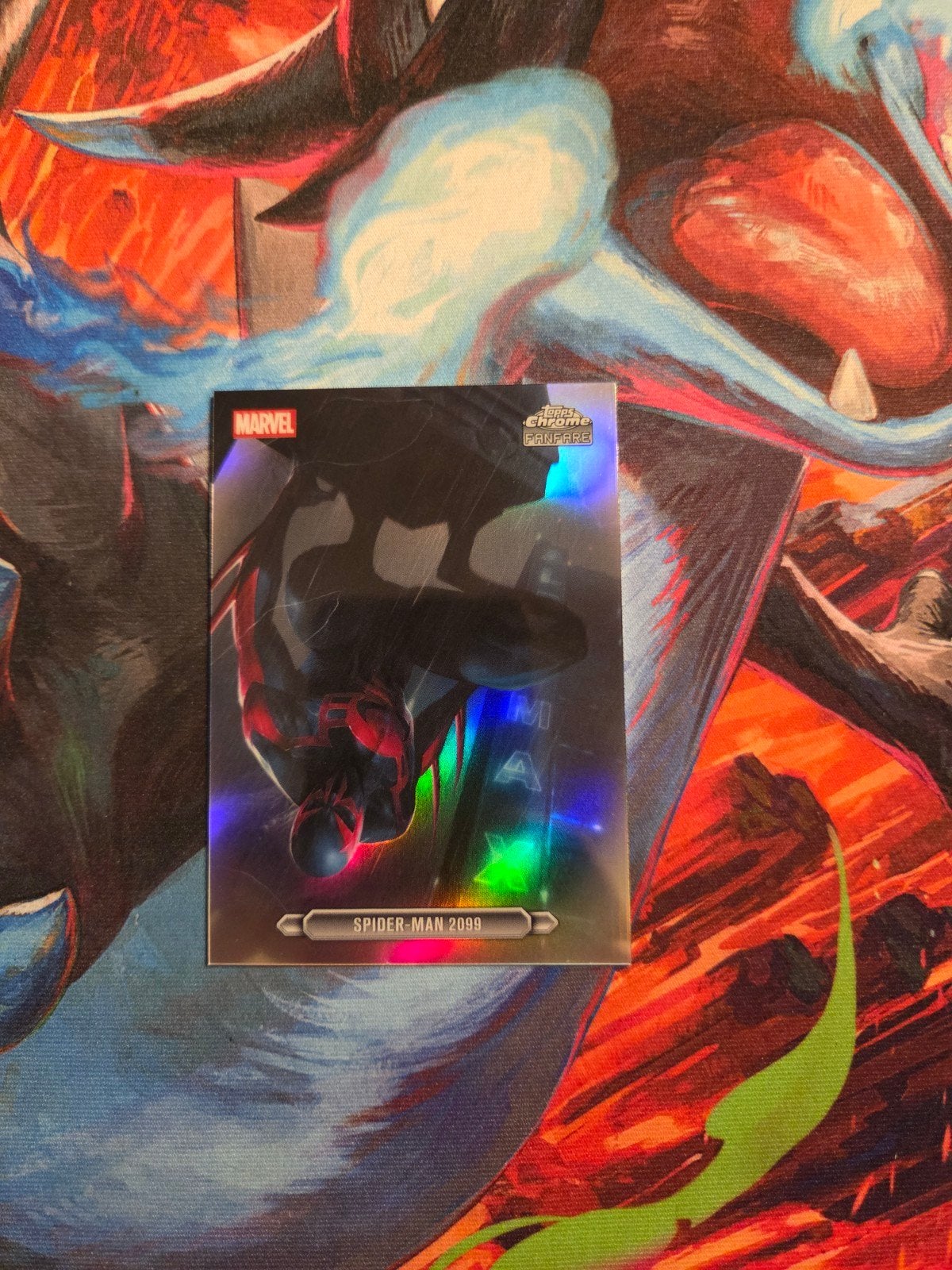 Topps Spider-Man 2099 Fanfare Card FF-40, Ophalen of Verzenden, Zo goed als nieuw