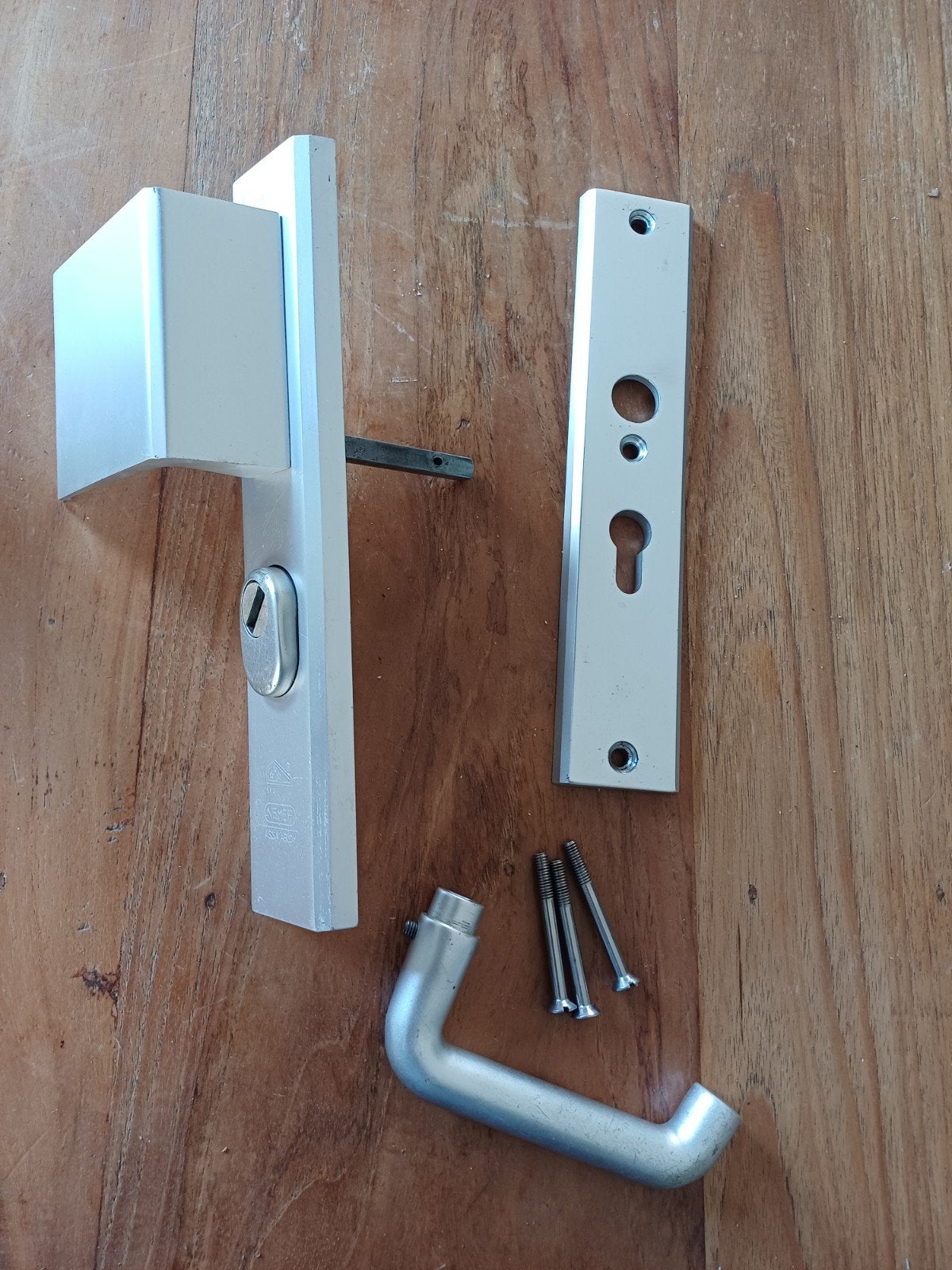 Nemef Assa Abloy F1 anti kerntrek SKG 3 veiligheidsbeslag, Ophalen of Verzenden, Gebruikt, Overige materialen, Klink of Kruk