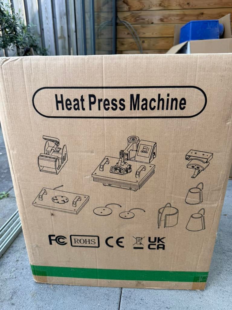 Warmte pers machine nieuw, Ophalen, Nieuw, Borduurmachine