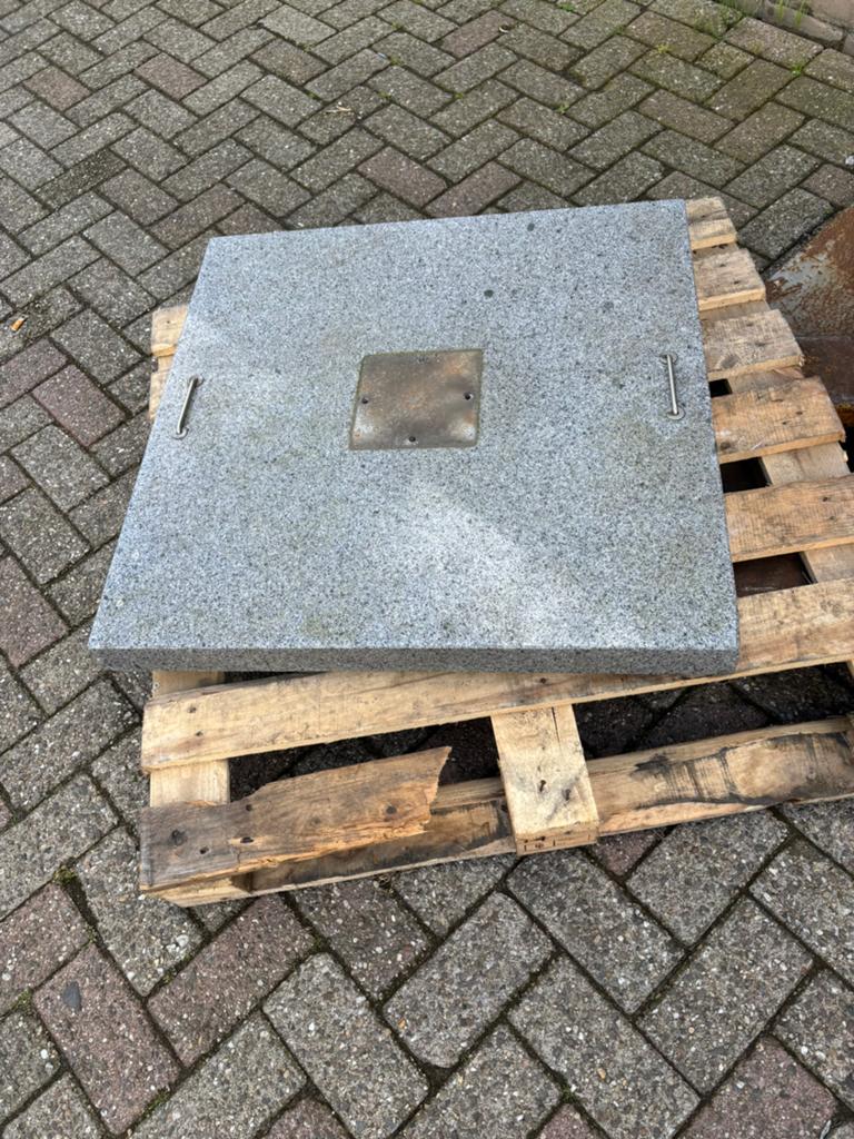 Parasol voet zeer zwaar 150 kilo, Ophalen of Verzenden, Minder dan 1 meter, Parasolvoet