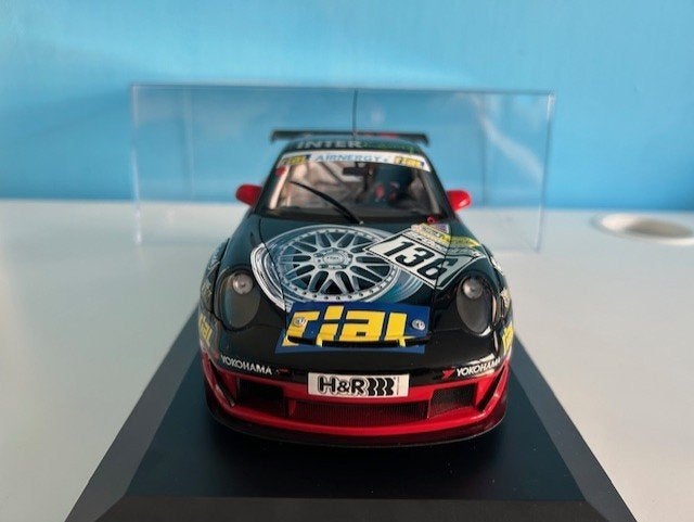 PORSCHE 991 (996) GT3 RSR #136 1:18 AUTOART, Ophalen of Verzenden, Zo goed als nieuw, Auto, Autoart
