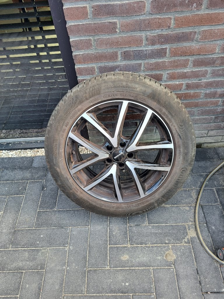 Winterbanden op LM velgen, Ophalen, 18 inch, Gebruikt, Banden en Velgen
