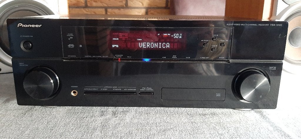 Pioneer VSX-1020-K Home Theater, Ophalen, 7.1-systeem, 70 watt of meer, Zo goed als nieuw