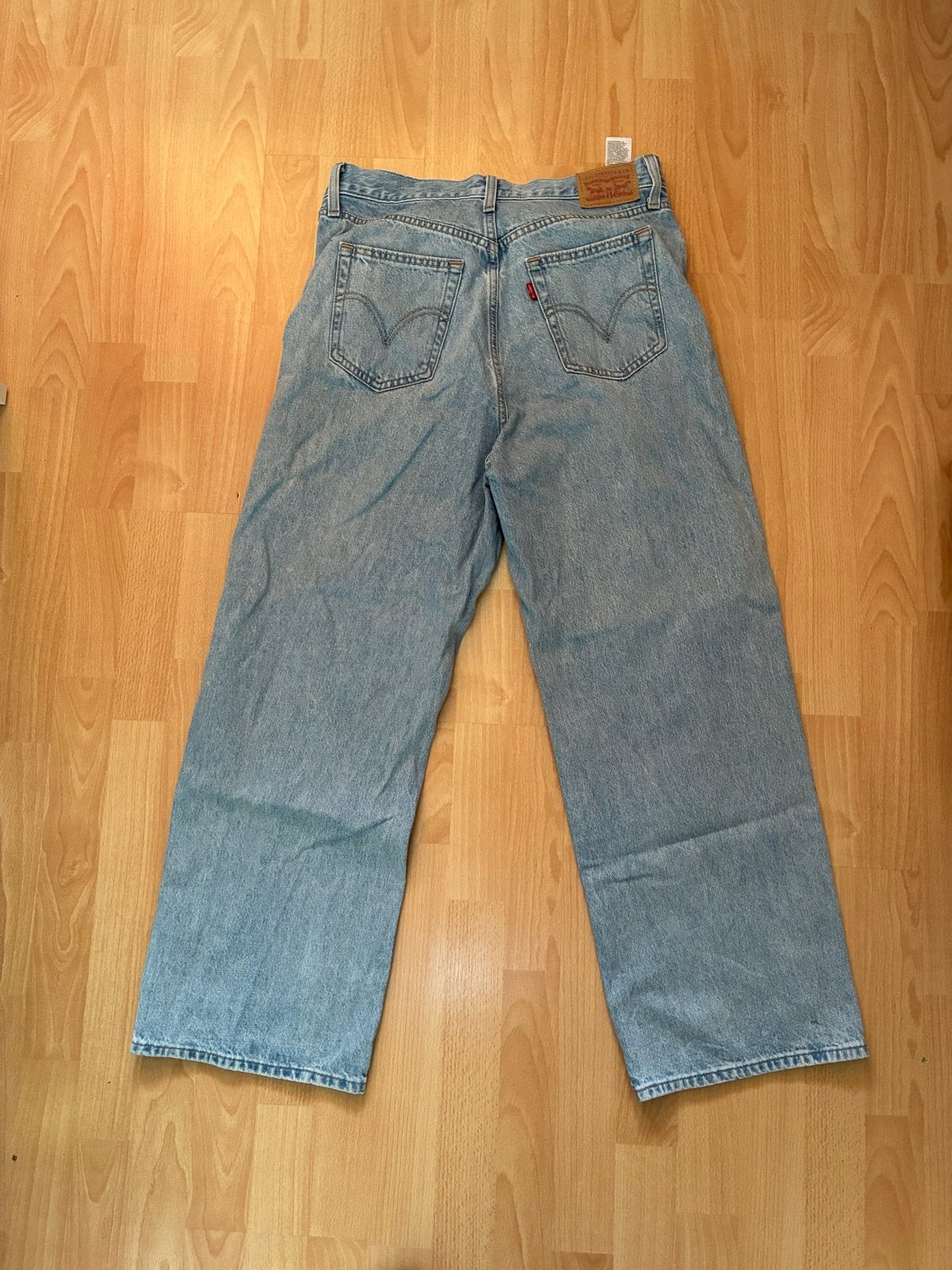 Levi's High Waisted Straight Jeans W31 L29, Ophalen of Verzenden, Gedragen, Blauw, Overige jeansmaten