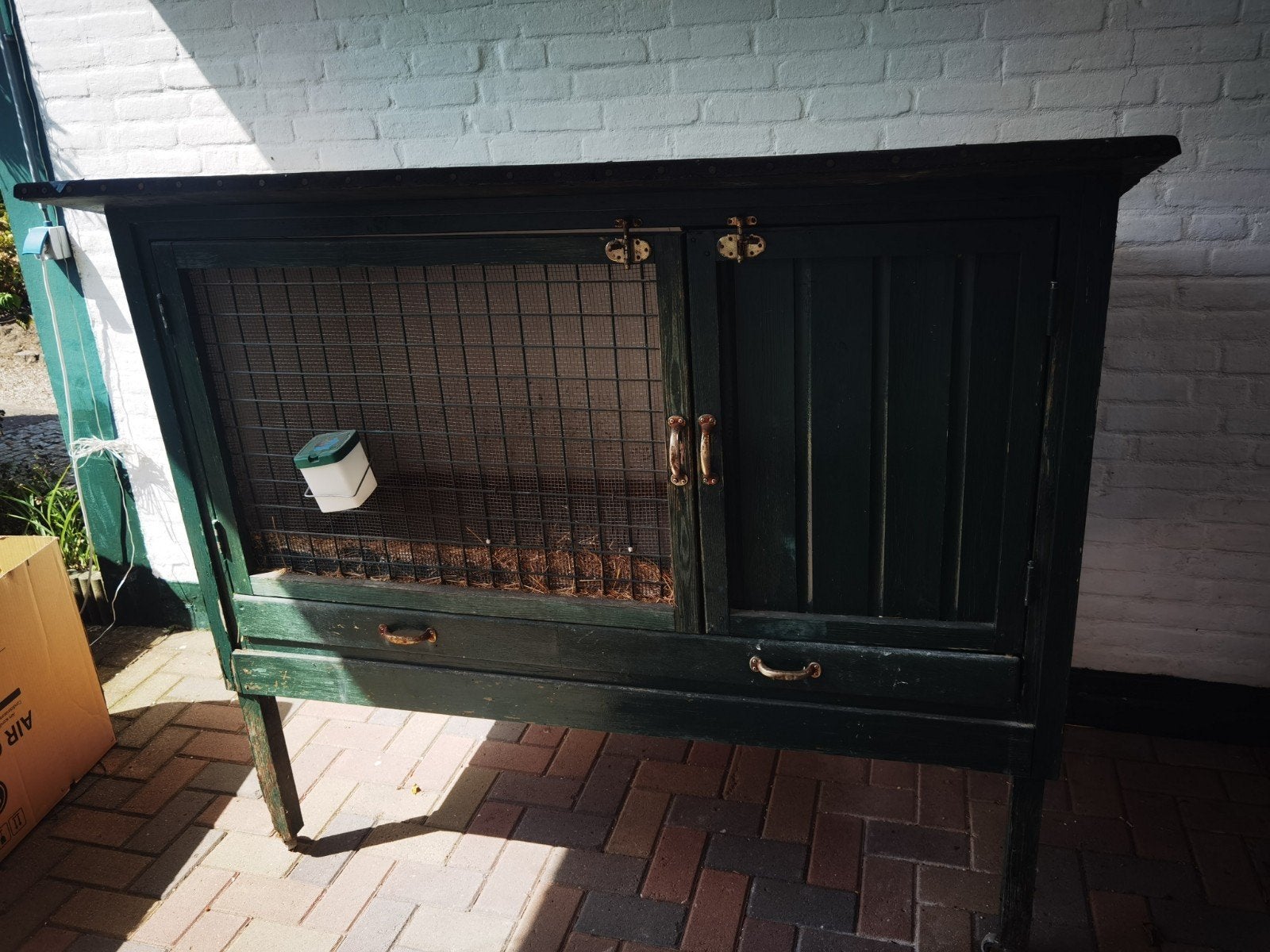 konijn hok. Heel mooie gemaakt. Met wiel. lade, Dieren en Toebehoren, Ophalen, 110 cm of meer, Zo goed als nieuw, Hamster