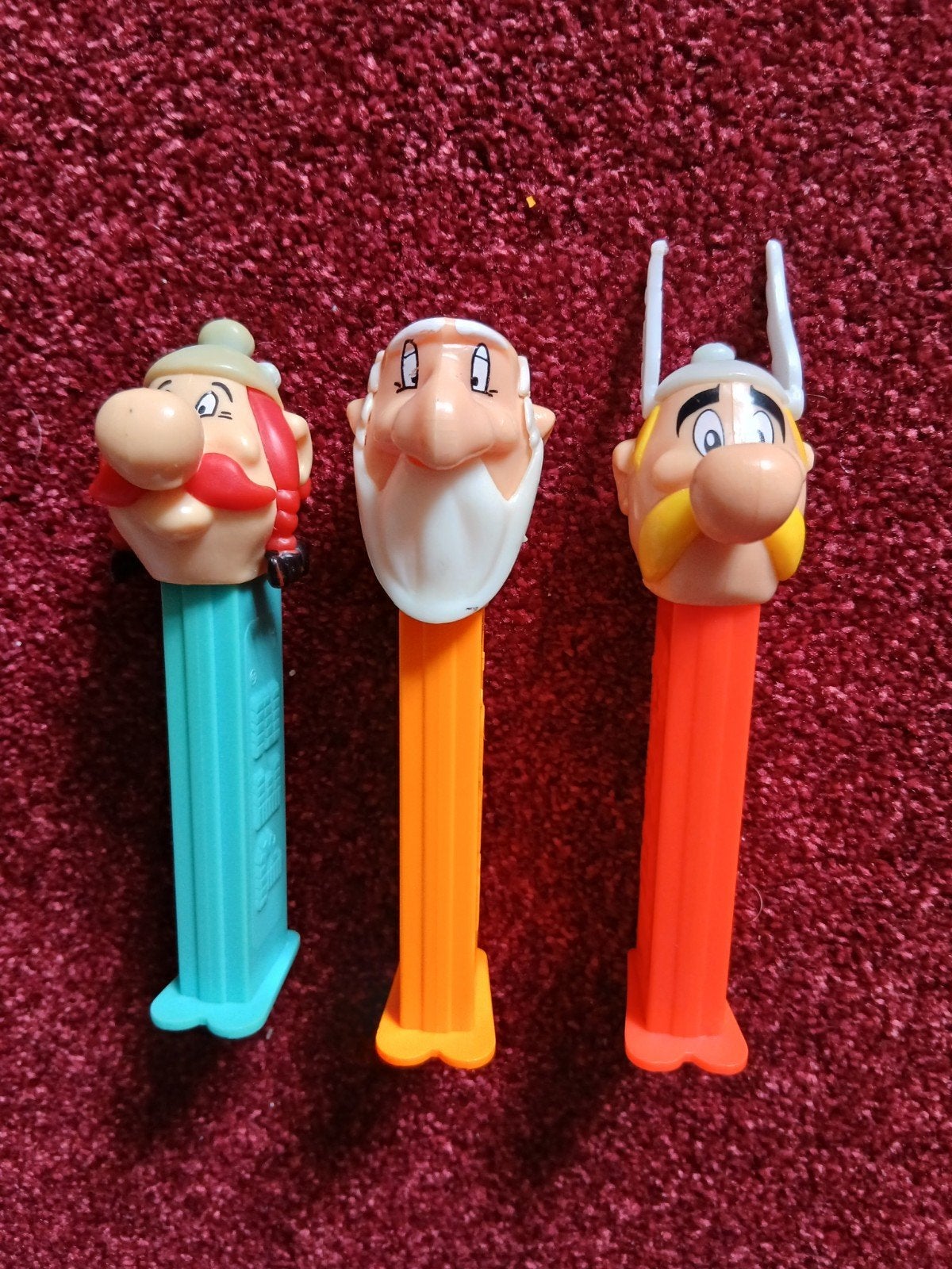 Pez dispensers Asterix, Obelix en Panoramix, Ophalen of Verzenden, Gebruikt