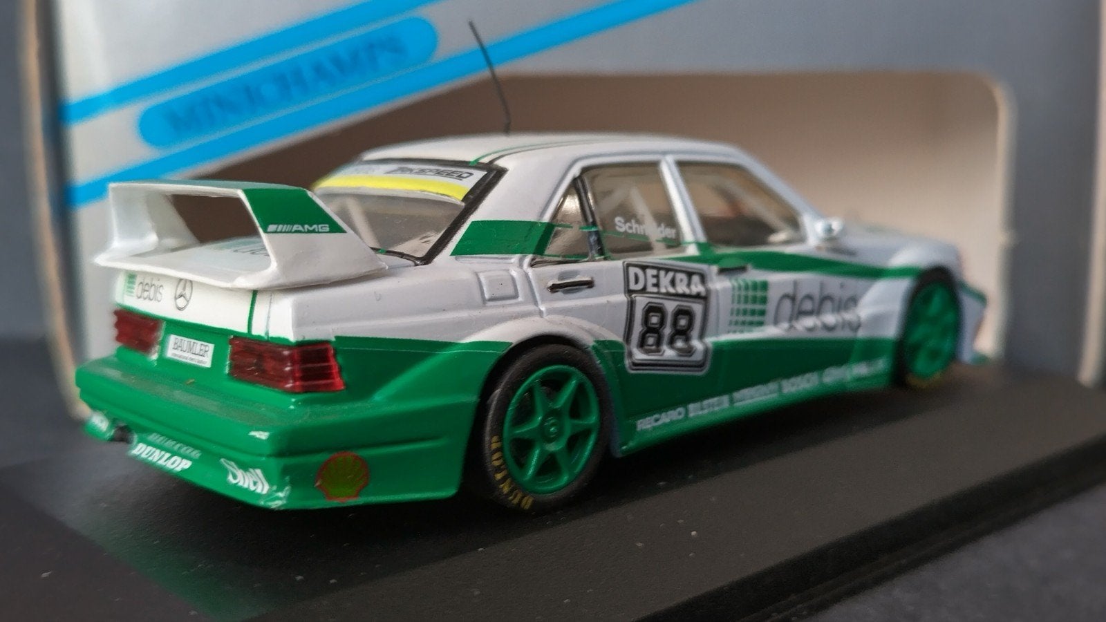 Mercedes Benz 190 Evo DTM Zakspeed Asch Minichamps Pol, Auto, Verzenden, ., Nieuw