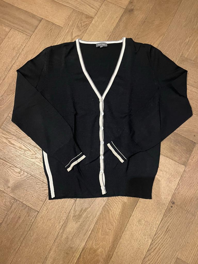 Marc Aurel vest, Verzenden, Gedragen, Maat 38/40 (M), Zwart