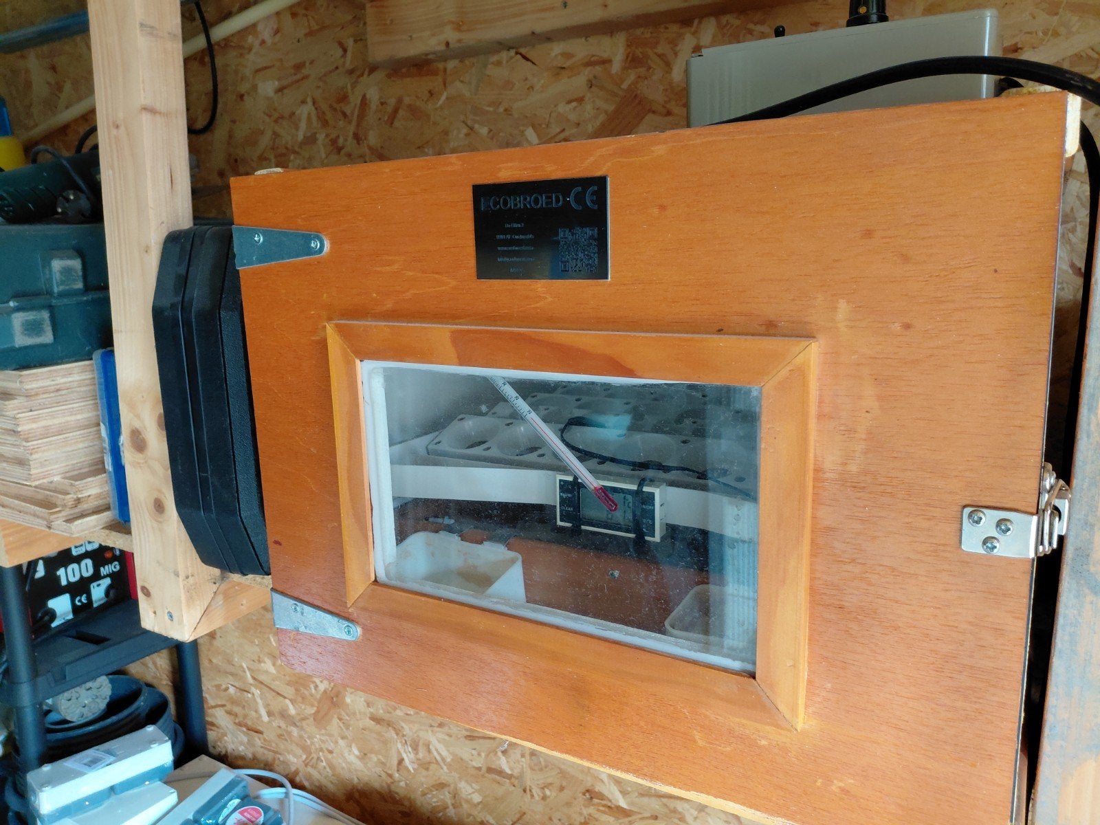 Broedmachine met automatische keren, Dieren en Toebehoren, Pluimvee | Toebehoren, Ophalen, Zo goed als nieuw, Broedmachine