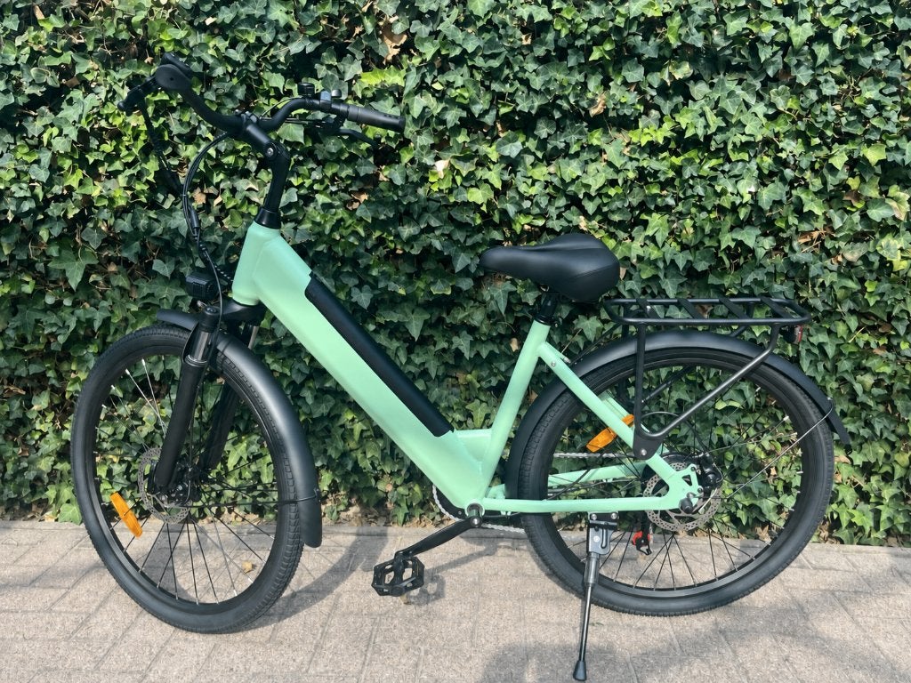 mooie nieuwe nog ongebruikte 26 inch elektrische fiets, Fietsen en Brommers, Nieuw, Minder dan 47 cm, 50 km per accu of meer, Ophalen