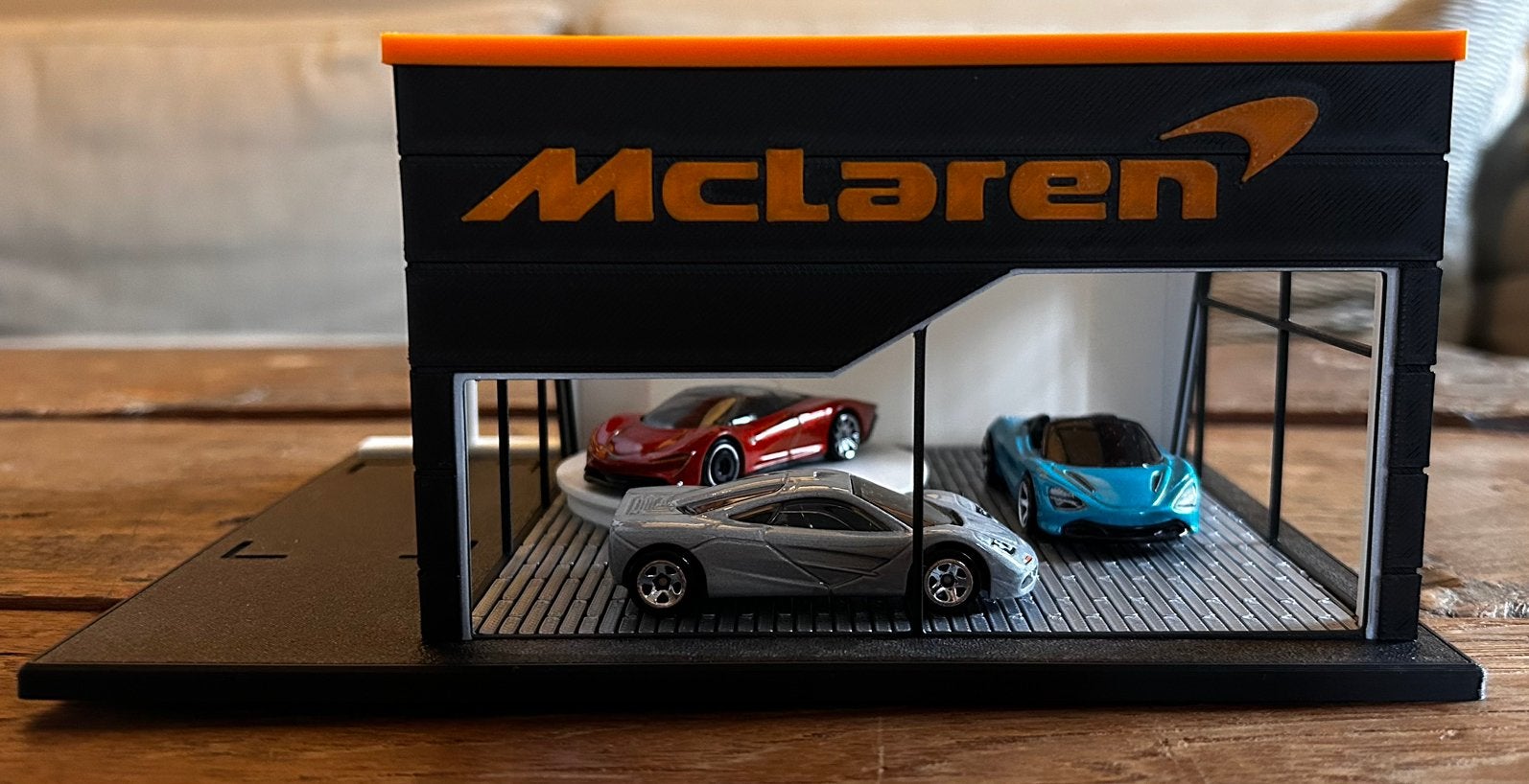 McLaren showroom diorama 1/64, Hobby en Vrije tijd, Ophalen of Verzenden, Nieuw, Auto