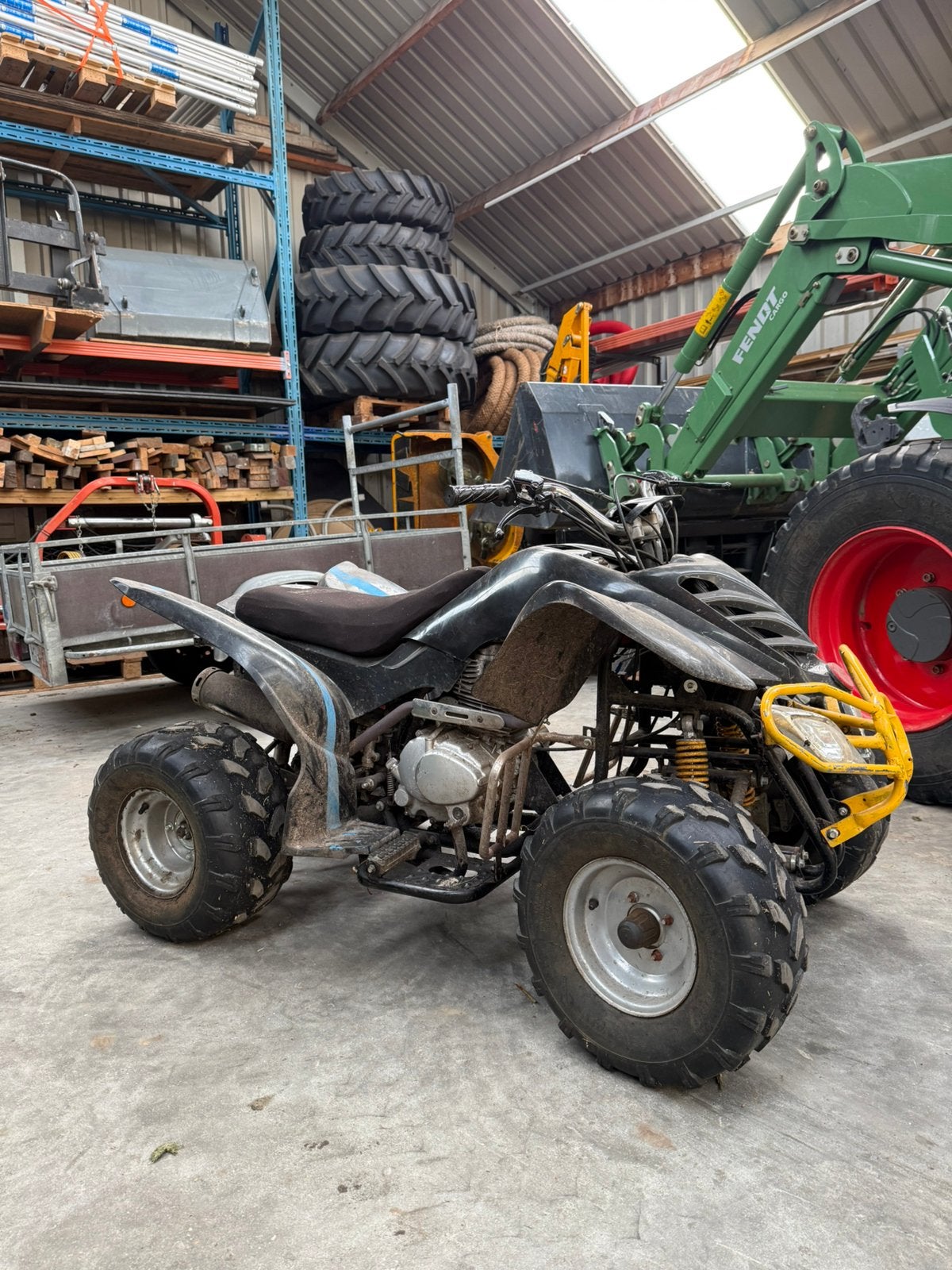 Quad - 125cc, Ophalen
