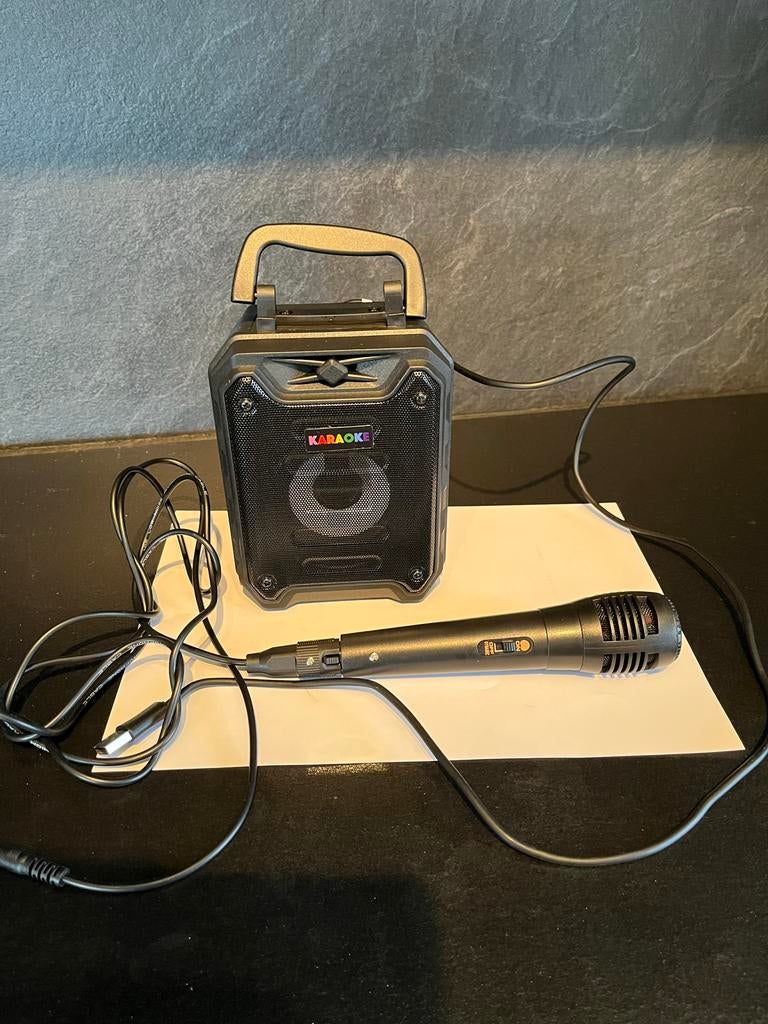 Mini Karaoke Set met Microfoon en Lichteffecten, Ophalen of Verzenden, Nieuw, Complete set