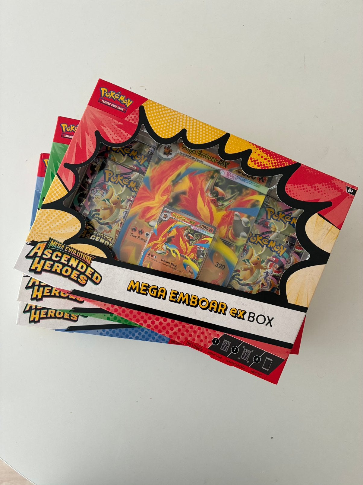 Pokemon | 3x Ascended Heroes EX box, Ophalen of Verzenden, Nieuw