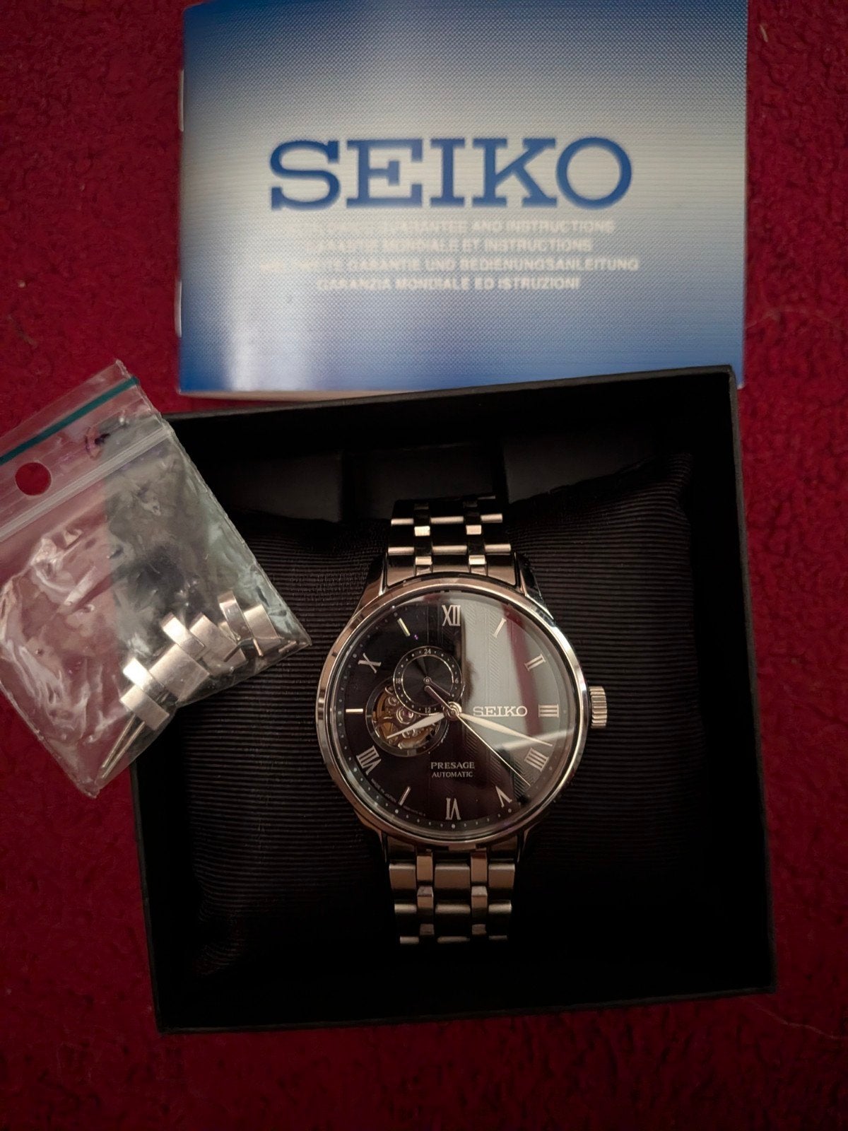 Seiko Presage Japanese Garden SSA377J1 – PRICE DROP, Sieraden, Tassen en Uiterlijk, Staal, Polshorloge, Ophalen of Verzenden, Zo goed als nieuw