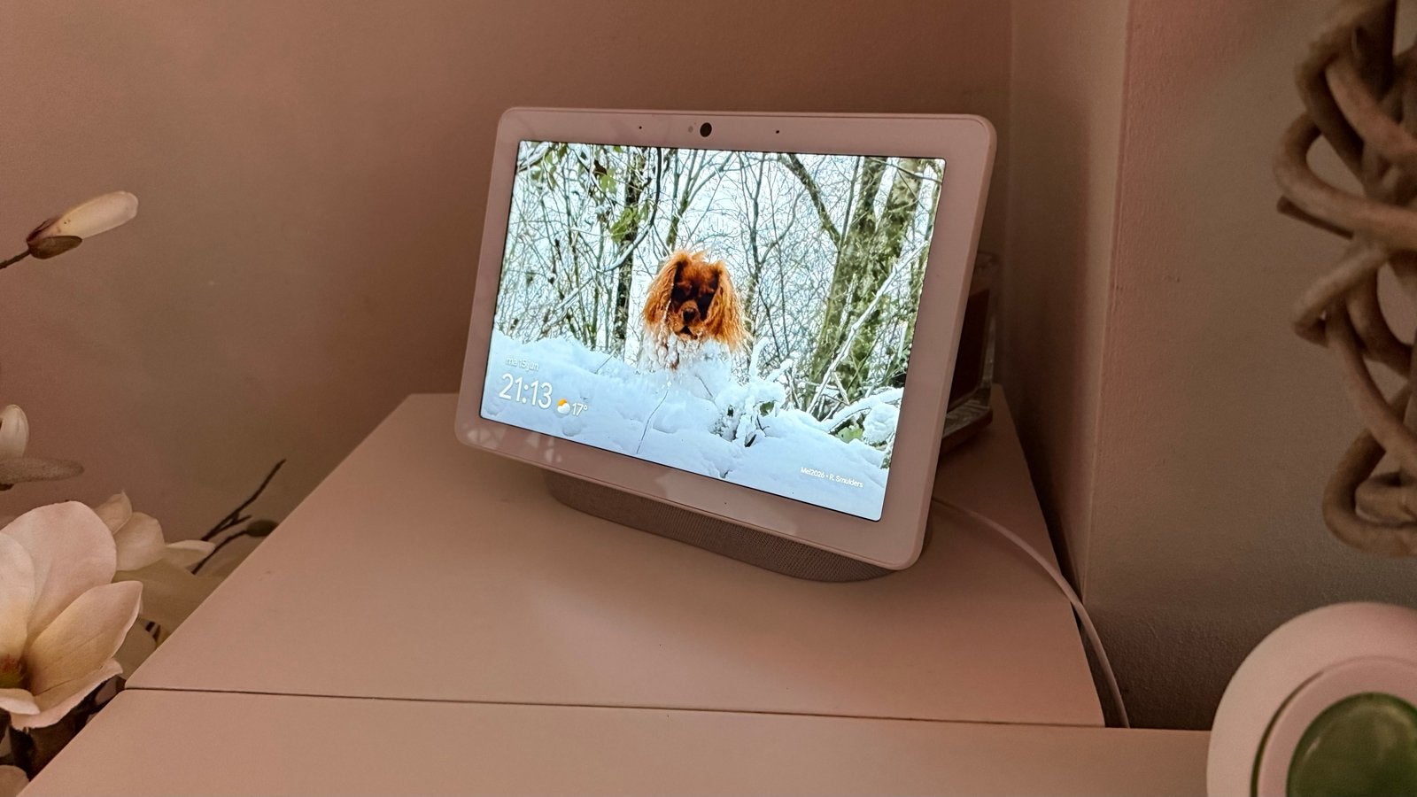 Google Nest Hub Max - Smart Display met Google Assistent, Audio, Tv en Foto, Mediaspelers, Ophalen of Verzenden, Zo goed als nieuw