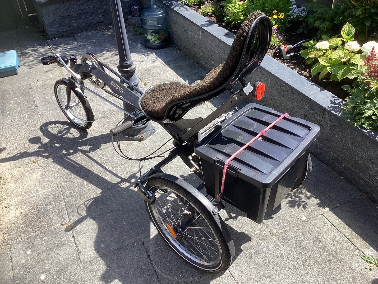Ligfiets, Gebruikt, Velgrem, Onderstuur, Ophalen