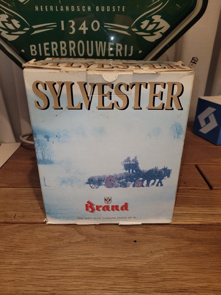 Brand bier geschenk doos, Verzamelen, Biermerken, Ophalen of Verzenden, Zo goed als nieuw, Flesje(s), Brand