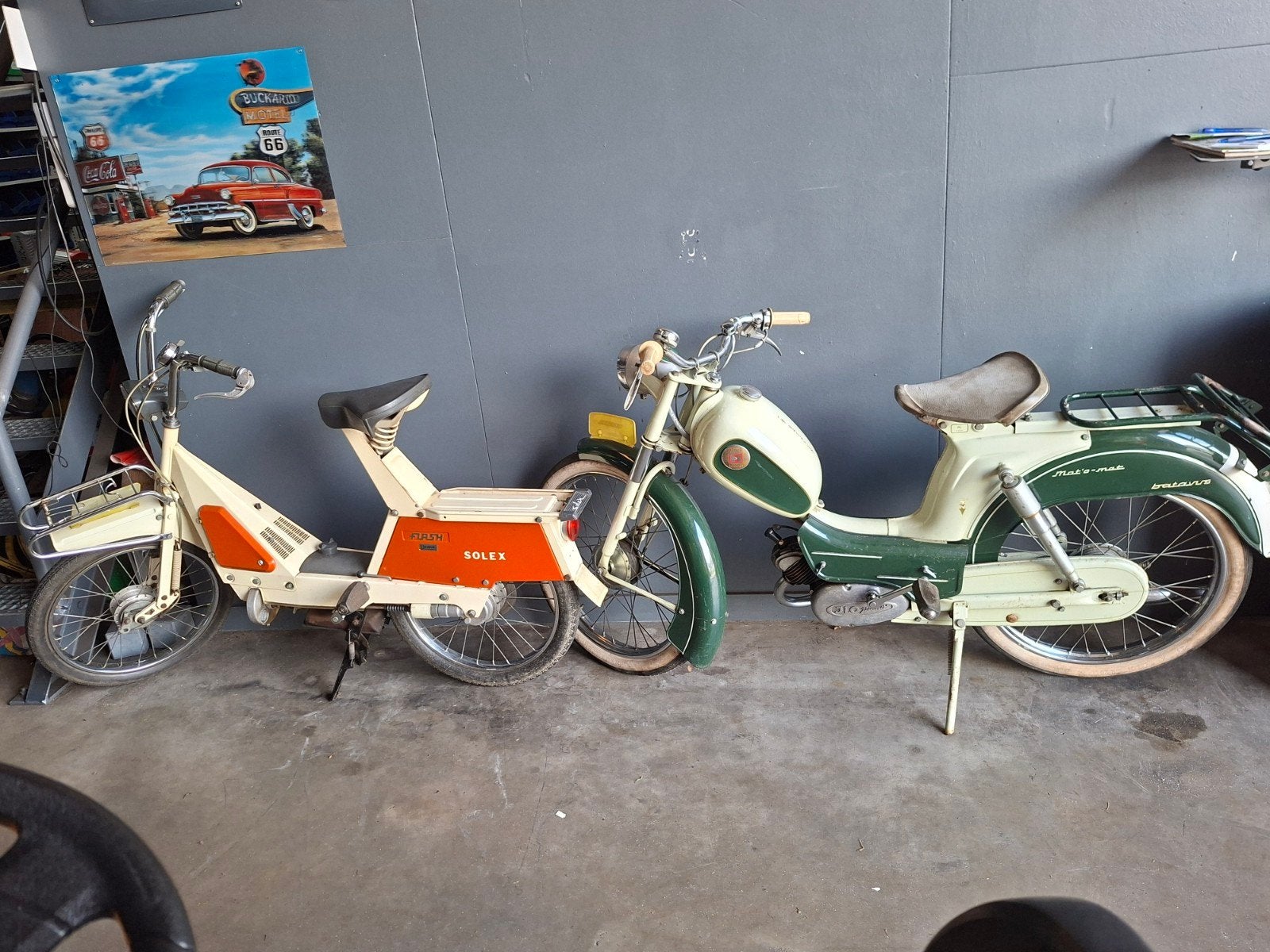 solex en batavus  schuurvondst..alles nog mooi origineel.., Fietsen en Brommers, Ophalen of Verzenden, Batavus