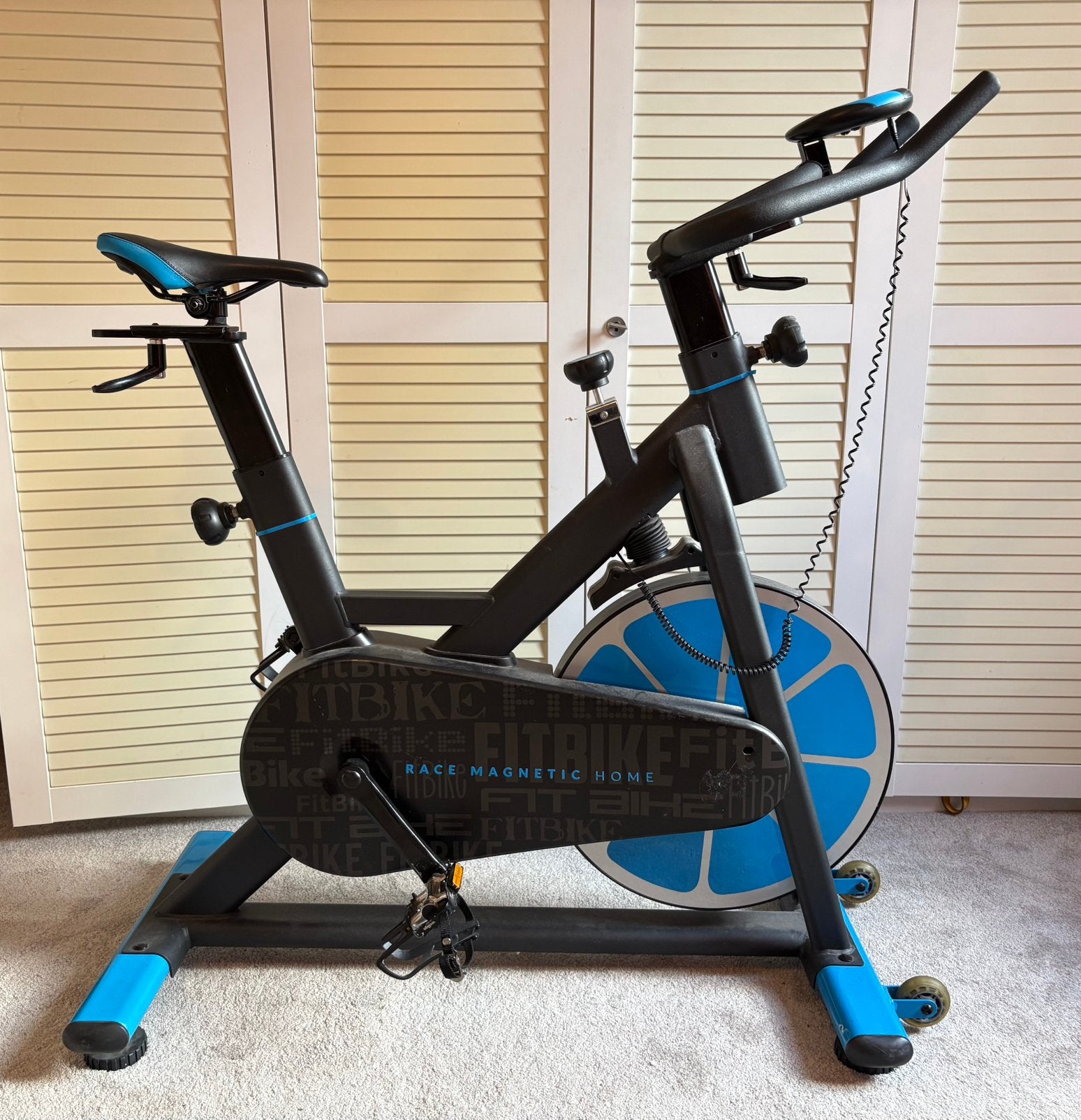 Spinning bike, Ophalen, Spinningfiets, Zo goed als nieuw, Metaal